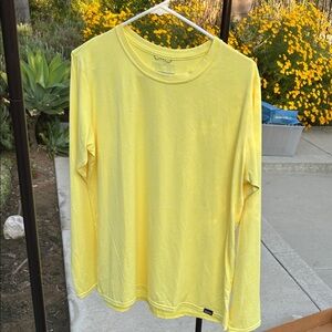 Patagonia Yellow Long Sleeve Shirt